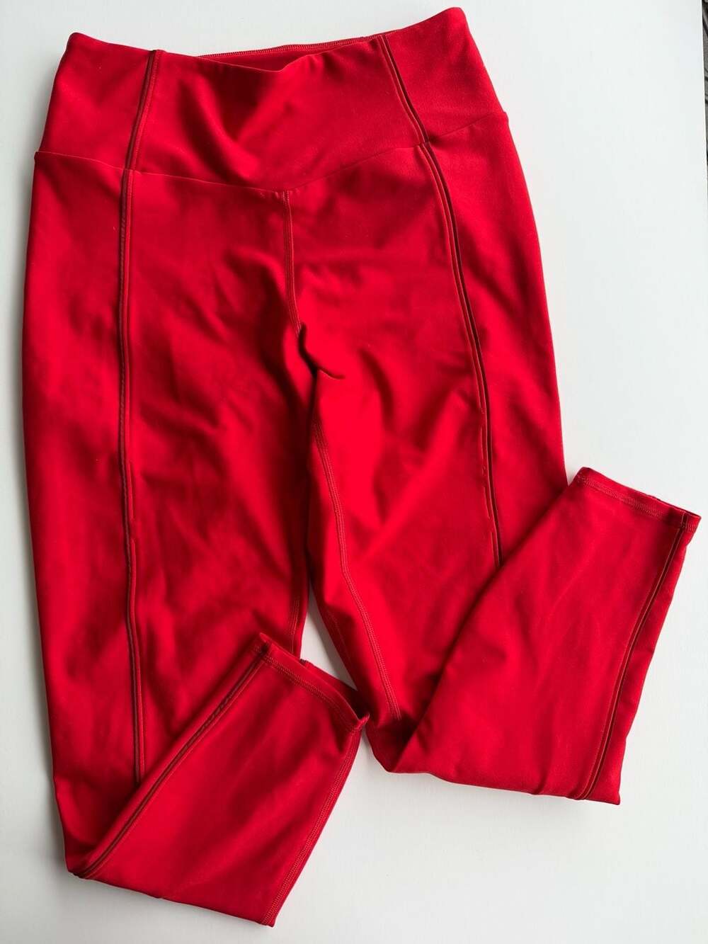 YPB Curve Love Red High-Waisted Leggings Size L